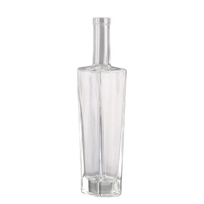 Spray Cap Square Vodka Glass Bottle Ideal for Whiskey Gin Bourbon Vodka Brandy Storage
