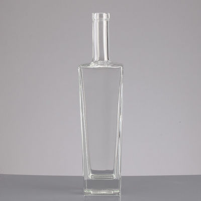 Spray Cap Square Vodka Glass Bottle Ideal for Whiskey Gin Bourbon Vodka Brandy Storage