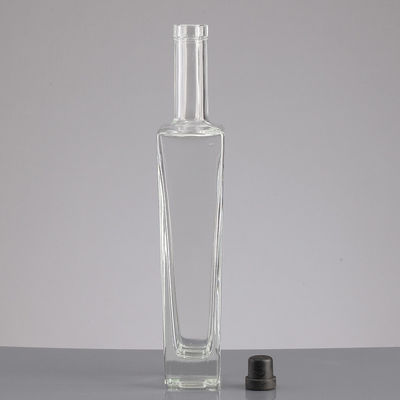 Spray Cap Square Vodka Glass Bottle Ideal for Whiskey Gin Bourbon Vodka Brandy Storage