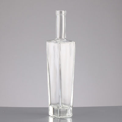 Spray Cap Square Vodka Glass Bottle Ideal for Whiskey Gin Bourbon Vodka Brandy Storage