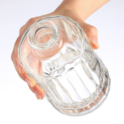 Hot Stamping Surface Handling Custom Logo Empty Glass Bottle for Liquor Rum Gin Tequila