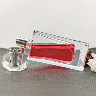 30ml 50ml 100ml Square Spray Bottle Glass Perfume Bottle with Rubber Stopper Sealing Type
