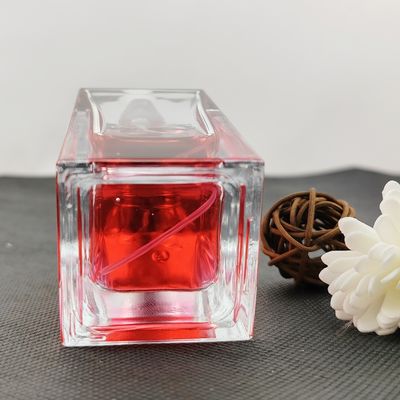30ml 50ml 100ml Square Spray Bottle Glass Perfume Bottle with Rubber Stopper Sealing Type