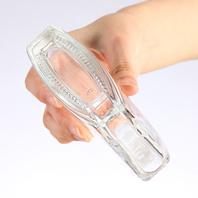Collar Material Clear Glass 250ml Custom Wine Bottle for Fruit Liqueur Packaging