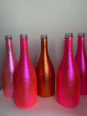 750ml Antique Blue Champagne Glass Bottle Wine Bottle with SCREW CAP Sealing Type