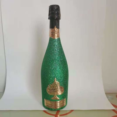 750ml Antique Blue Champagne Glass Bottle Wine Bottle with SCREW CAP Sealing Type