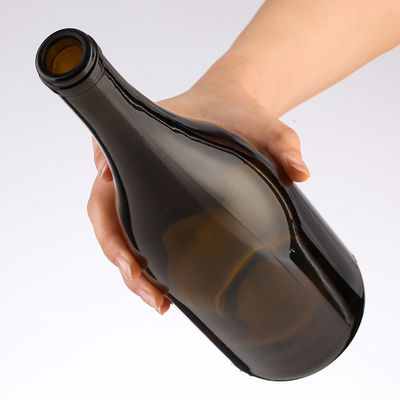 750 ml Glass Champaign Bottles in Black Matt Glass with Clients' Specific Requirements