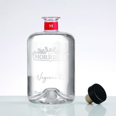 Custom Colour Glass Bottles for Vodka Whisky Rum 200ml 375ml 500ml 700ml 750ml 1000ml