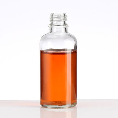 50ml/100ml Glass Perfume Bottle with CROWN CAP Sealing Type and Transparent Empty Design