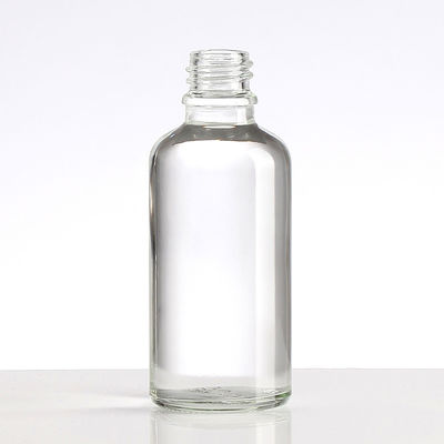 50ml/100ml Glass Perfume Bottle with CROWN CAP Sealing Type and Transparent Empty Design