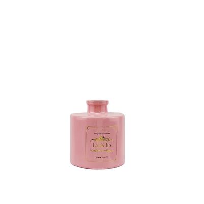 Matte Pink Glass Round Bottom Diffuser Bottle 150ml 200ml with Eco-friendly Material