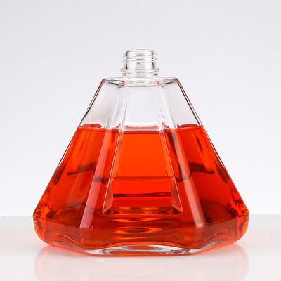 Transparent Gift Vodka Bottle 50ml with Customized Logo Acceptable Cork Sealing Type