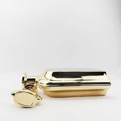 Glass Base Material Aromatherapy Bottle 300ml Gold Electroplated Perfume Oil Bottle