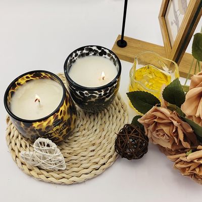 8 oz 10 oz 14 oz Luxury Empty Candle Jars Custom Logo Colorful Container Lid and Box