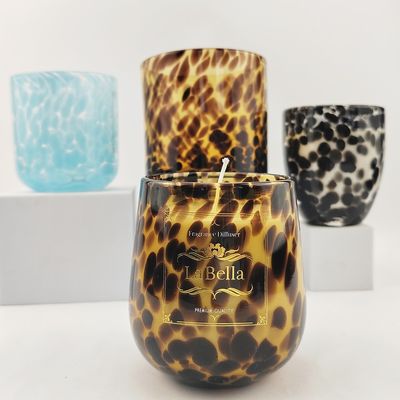 8 oz 10 oz 14 oz Luxury Empty Candle Jars Custom Logo Colorful Container Lid and Box