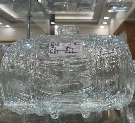 Acceptable Customer's Logo Glass Bottle for Empty Liquor Vodka Rum Gin Brandy Whiskey