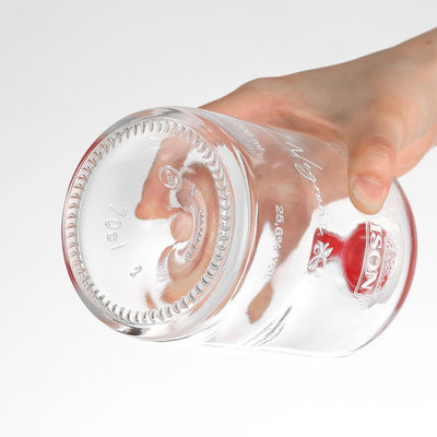 Hot Stamping Clear Glass Bottle for Wine Beer and Whisky Sample Provided Freel