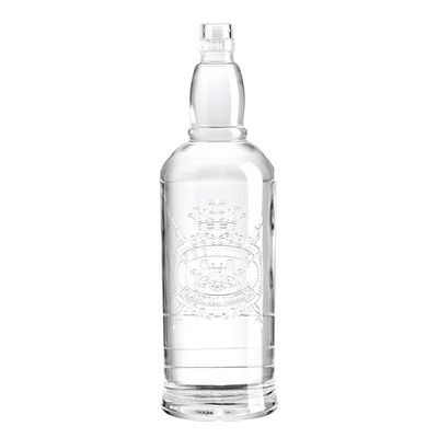 200ml Tall Glass Bottle for Wine and Liquor Clear Glass Rubber Stopper Sealing Type