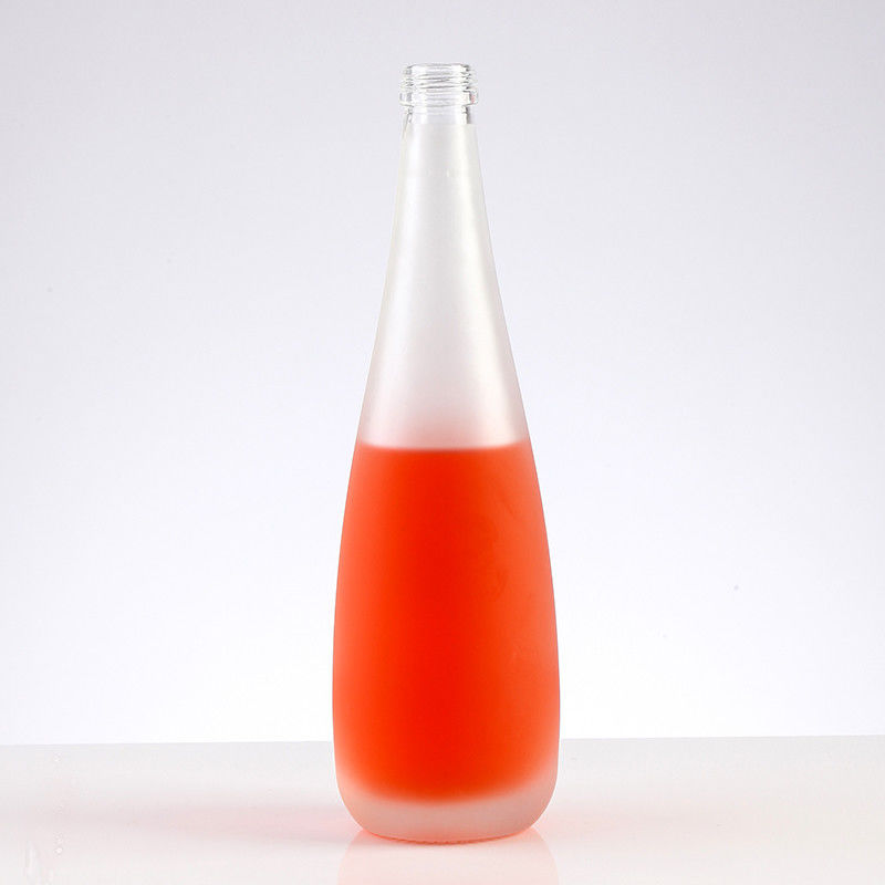 Frosted 300ml 500ml Long Neck Wine Glass Bottle for Spirits Rum OEM/ODM Supported