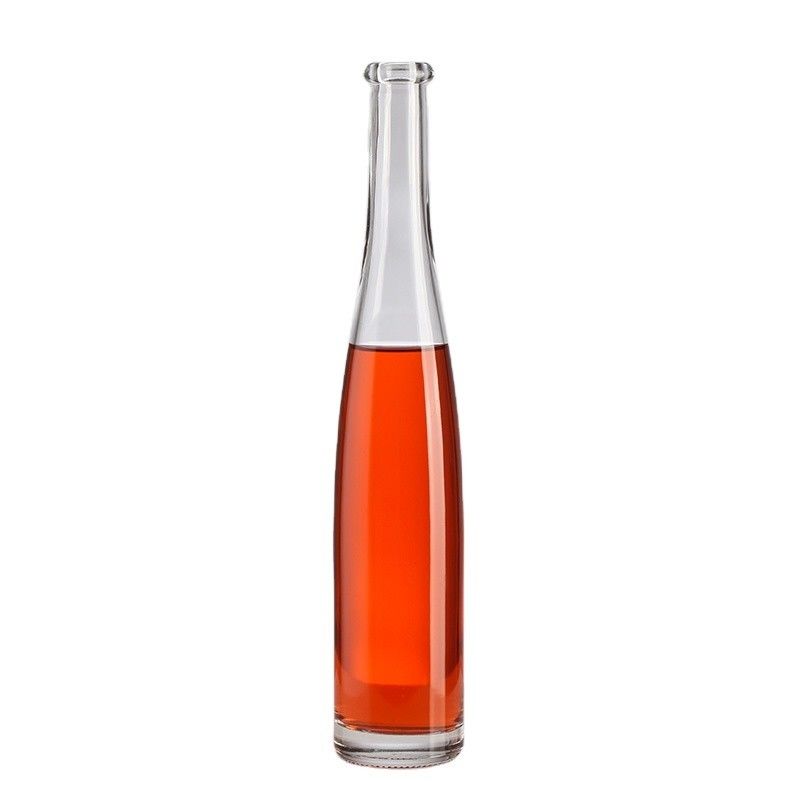 Long Neck Glass Wine Bottles for Whisky 375ml 500ml Clear Empty Beverage Bottles