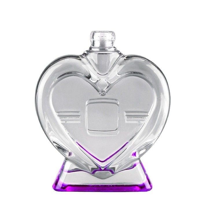 500ml 750ml Glass Wine Bottle Brandy Whisky XO Brandy Wine Glass Bottle With Glass Cap