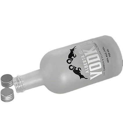Level Clear Glass Bottle for Wine/Vodka 500ML 750ML Direct Hot Stamping