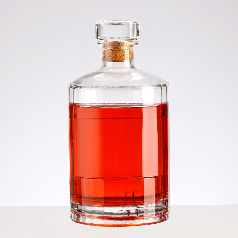 750ml Empty Glass Bottle Suitable for Whiskey and Other Alcoholic Beverages