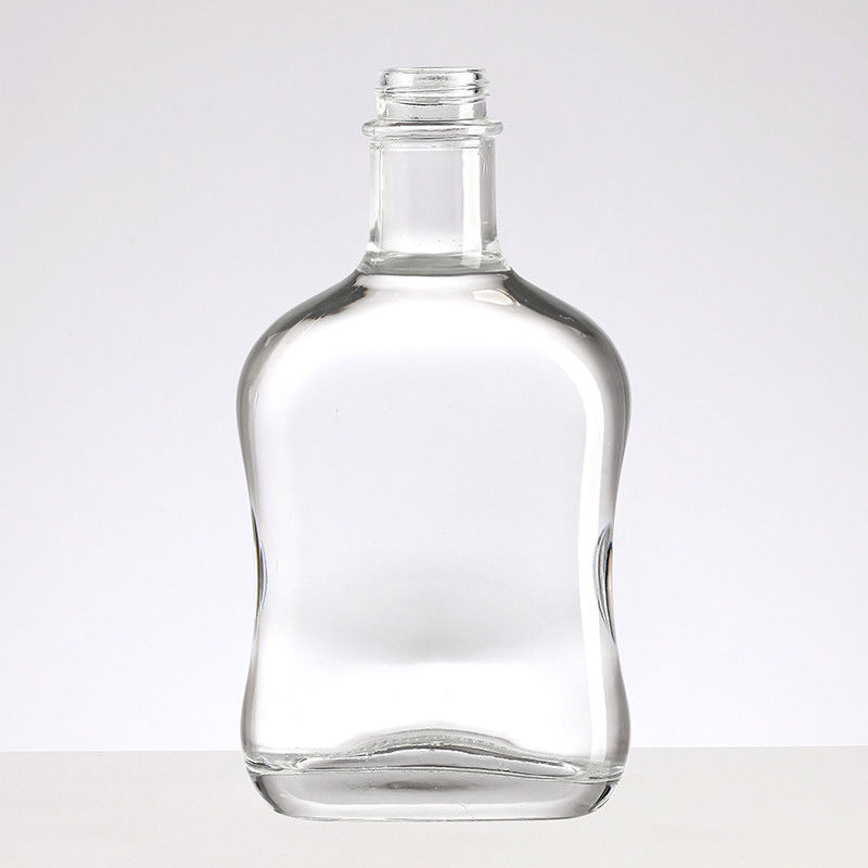 Beverage Industrial 50ml Mini Glass Bottle with Metal Screw Cap and Customized Logo