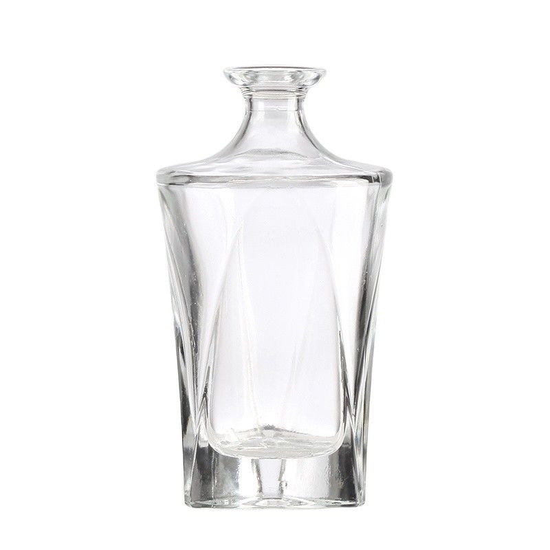 Engraving Surface Handling Extra White 200ml Glass Wine Bottle with Cork