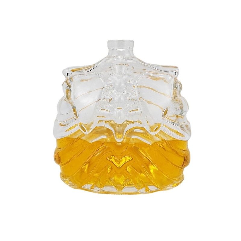 Custom Glass Wine Liquor Vodka Bottles 700ml Bottle Material Eco-friendly Glass Body