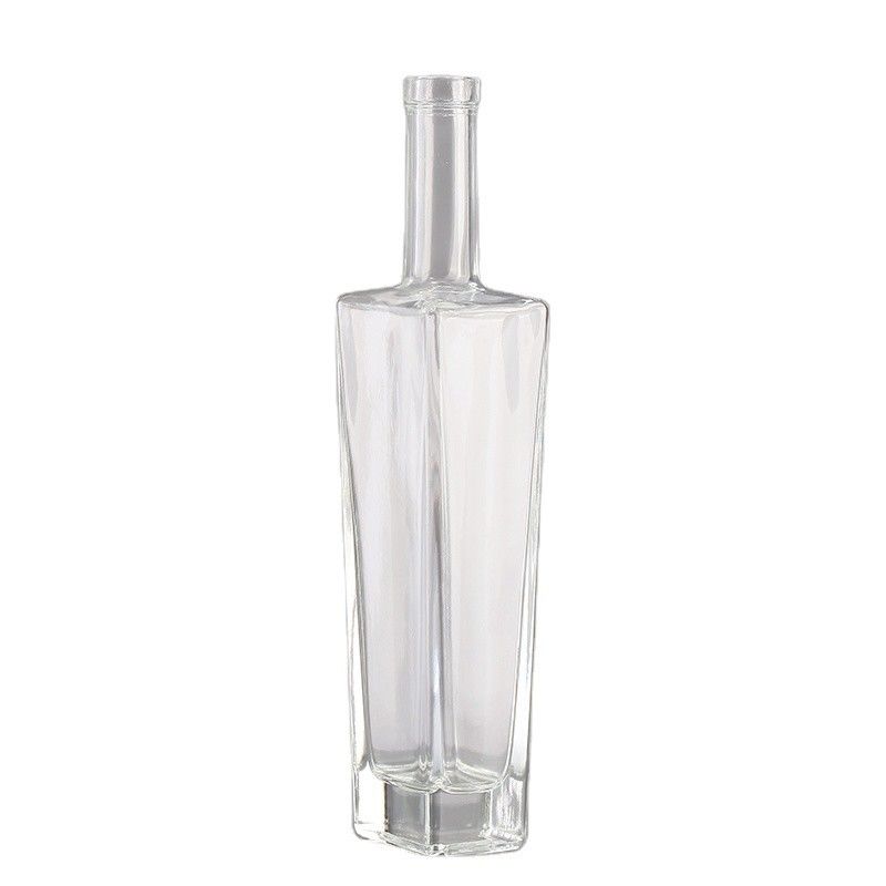Spray Cap Square Vodka Glass Bottle Ideal for Whiskey Gin Bourbon Vodka Brandy Storage